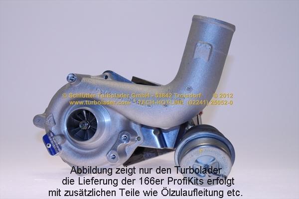 Schlütter Turbolader 166-01020 - Турбина, компрессор autospares.lv