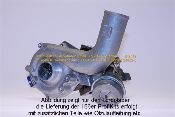 Schlütter Turbolader 166-06060 - Турбина, компрессор autospares.lv