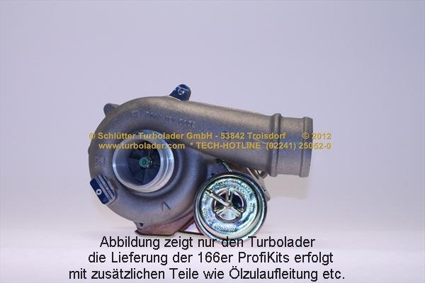 Schlütter Turbolader 166-01100 - Турбина, компрессор autospares.lv