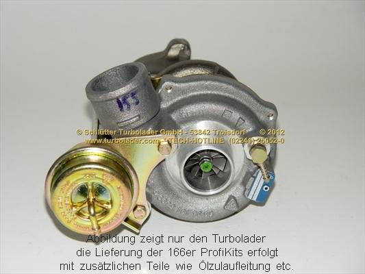 Schlütter Turbolader 166-01130 - Турбина, компрессор autospares.lv