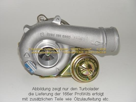 Schlütter Turbolader 166-01120 - Турбина, компрессор autospares.lv