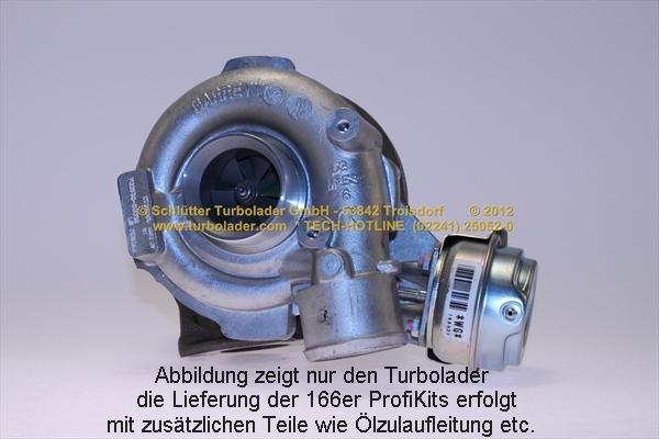 Schlütter Turbolader 166-03050 - Турбина, компрессор autospares.lv