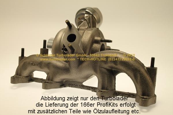 Schlütter Turbolader 166-03070 - Турбина, компрессор autospares.lv