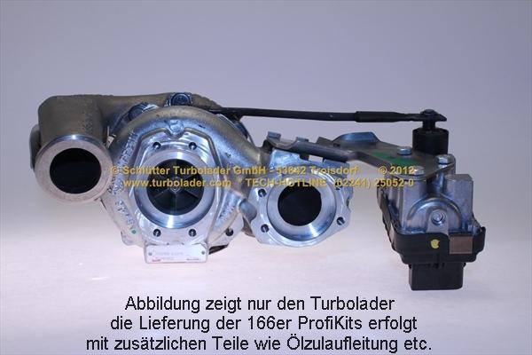 Schlütter Turbolader 166-02520 - Турбина, компрессор autospares.lv