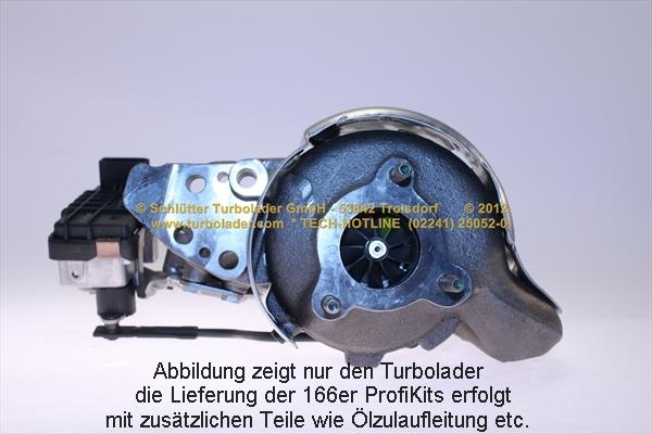 Schlütter Turbolader 166-02630 - Турбина, компрессор autospares.lv