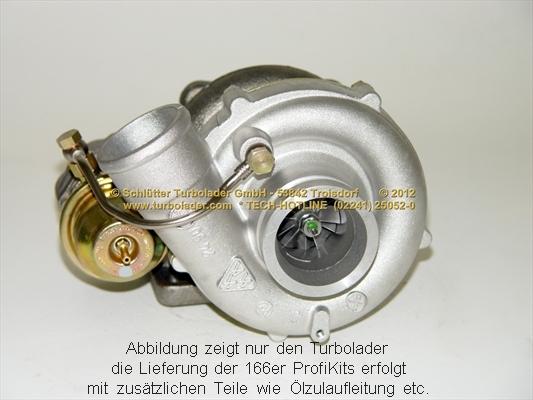 Schlütter Turbolader 166-02190 - Турбина, компрессор autospares.lv