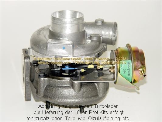 Schlütter Turbolader 166-02340 - Турбина, компрессор autospares.lv