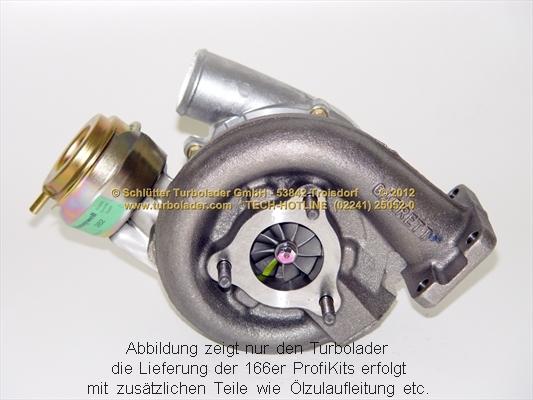 Schlütter Turbolader 166-02330 - Турбина, компрессор autospares.lv