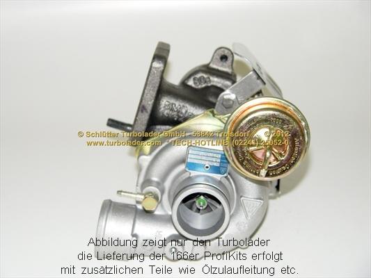 Schlütter Turbolader 166-02220 - Турбина, компрессор autospares.lv