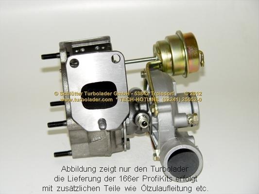 Schlütter Turbolader PRO-02220 - Турбина, компрессор autospares.lv