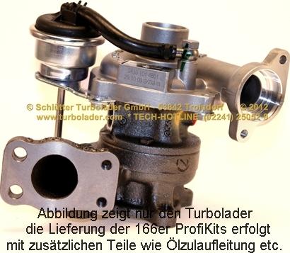 Schlütter Turbolader PRO-07040 - Турбина, компрессор autospares.lv