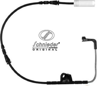 SCHNIEDER AUTOTECH BMS88.00238 - Сигнализатор, износ тормозных колодок autospares.lv