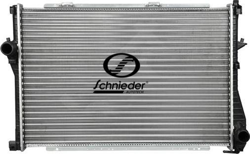 SCHNIEDER AUTOTECH BMS33.00018A - Радиатор, охлаждение двигателя autospares.lv