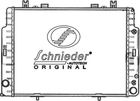 SCHNIEDER AUTOTECH BZS33.00067 - Радиатор, охлаждение двигателя autospares.lv