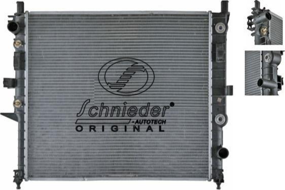 SCHNIEDER AUTOTECH BZS33.00084 - Радиатор, охлаждение двигателя autospares.lv