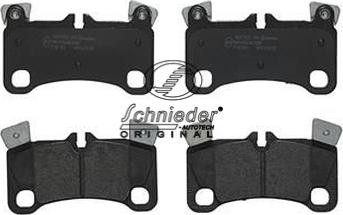 SCHNIEDER AUTOTECH SBP014-631 - Тормозные колодки, дисковые, комплект autospares.lv