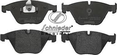 SCHNIEDER AUTOTECH SBP015-391 - Тормозные колодки, дисковые, комплект autospares.lv