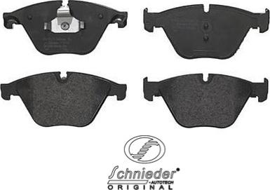 SCHNIEDER AUTOTECH SBP015-261 - Тормозные колодки, дисковые, комплект autospares.lv