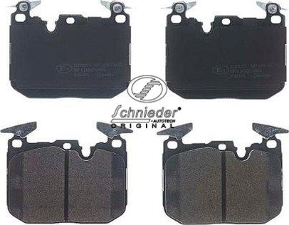 SCHNIEDER AUTOTECH SBP023-141 - Тормозные колодки, дисковые, комплект autospares.lv