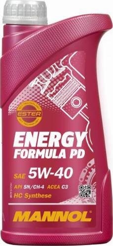 SCT-MANNOL Energy Formula PD 5W40 - Моторное масло autospares.lv