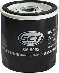 SCT-MANNOL SM 5092 - Масляный фильтр autospares.lv