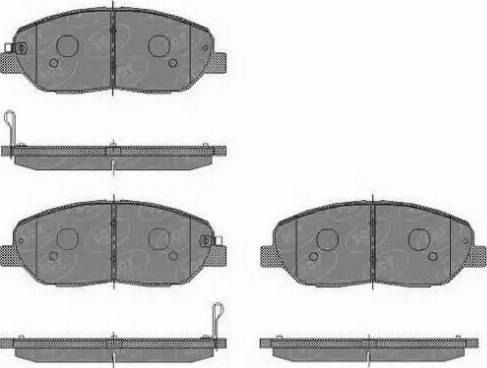 SCT-MANNOL SP 448 PR - Тормозные колодки, дисковые, комплект autospares.lv