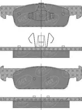 SCT-MANNOL SP 663 PR - Тормозные колодки, дисковые, комплект autospares.lv