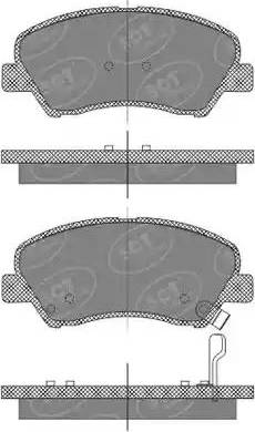 SCT-MANNOL SP 667 PR - Тормозные колодки, дисковые, комплект autospares.lv