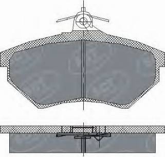 SCT-MANNOL SP 137 - Тормозные колодки, дисковые, комплект autospares.lv