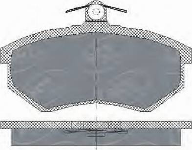 SCT-MANNOL SP 176 - Тормозные колодки, дисковые, комплект autospares.lv