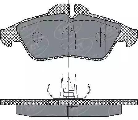 SCT-MANNOL SP 177 PR - Тормозные колодки, дисковые, комплект autospares.lv