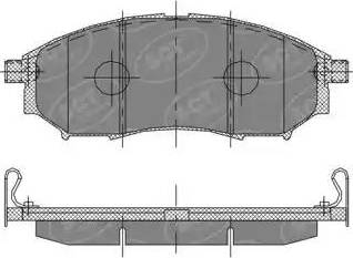 SCT-MANNOL SP 390 PR - Тормозные колодки, дисковые, комплект autospares.lv