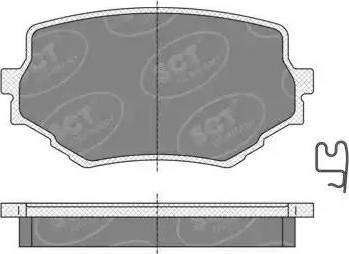 SCT-MANNOL SP 346 PR - Тормозные колодки, дисковые, комплект autospares.lv