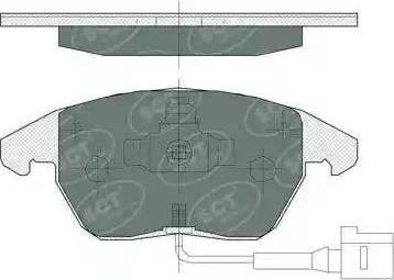 SCT-MANNOL SP 367 PR - Тормозные колодки, дисковые, комплект autospares.lv