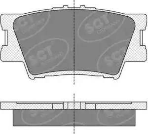 SCT-MANNOL SP 336 PR - Тормозные колодки, дисковые, комплект autospares.lv