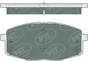 SCT-MANNOL SP 374 PR - Тормозные колодки, дисковые, комплект autospares.lv