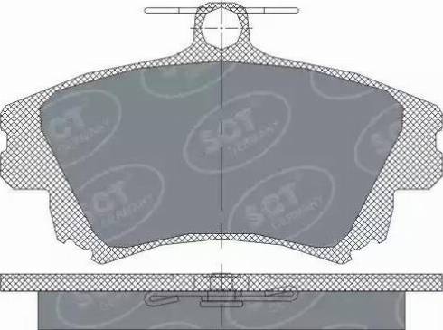 SCT-MANNOL SP 240 PR - Тормозные колодки, дисковые, комплект autospares.lv