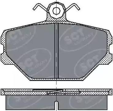 Alfarome/Fiat/Lanci 0000000793355 - Тормозные колодки, дисковые, комплект autospares.lv