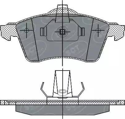 SCT-MANNOL SP 286 PR - Тормозные колодки, дисковые, комплект autospares.lv