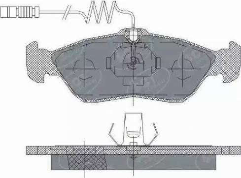 SCT-MANNOL SP 232 PR - Тормозные колодки, дисковые, комплект autospares.lv