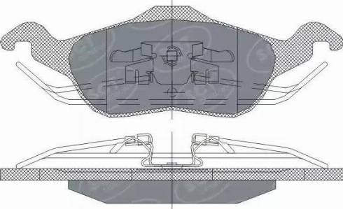 SCT-MANNOL SP 237 PR - Тормозные колодки, дисковые, комплект autospares.lv