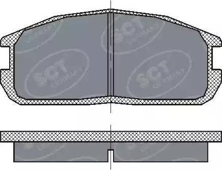 SCT-MANNOL SP 220 PR - Тормозные колодки, дисковые, комплект autospares.lv