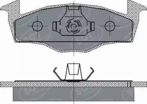 SCT-MANNOL SP 227 PR - Тормозные колодки, дисковые, комплект autospares.lv