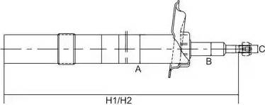 SCT-MANNOL Z 3048G - Амортизатор autospares.lv