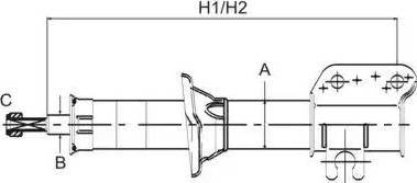 SCT-MANNOL Z 3110L - Амортизатор autospares.lv