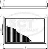 SCT-MANNOL SA 1144 - Фильтр воздуха в салоне autospares.lv