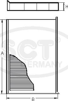 SCT-MANNOL SA 1117 - Фильтр воздуха в салоне autospares.lv