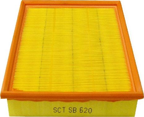 SCT-MANNOL SB 620 - Воздушный фильтр, двигатель autospares.lv