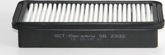 SCT-MANNOL SB 2332 - Воздушный фильтр, двигатель autospares.lv