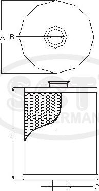 SCT-MANNOL SC 7015 - Топливный фильтр autospares.lv